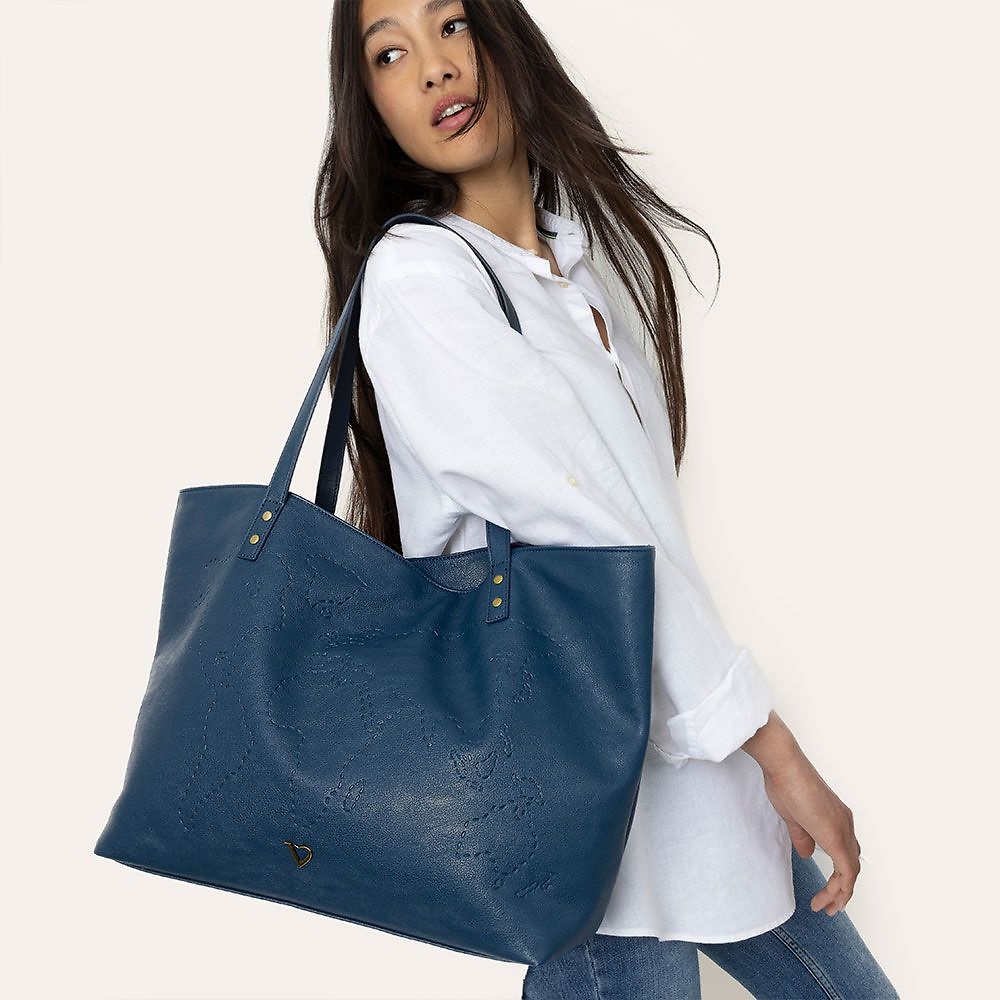 Blaue Amerika-Tasche BO5100 – Accessoires und Schmuck von Vestopazzo bei T-mas und Temasarte.com. 