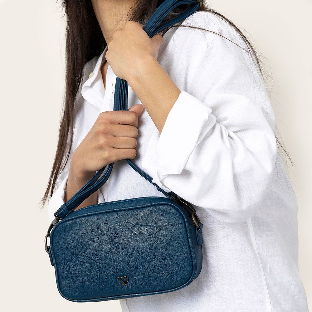 Bolso África azul BO5102 - Complementos y bisutería Vestopazzo en T-mas y Temasarte.com en Maspalomas. 