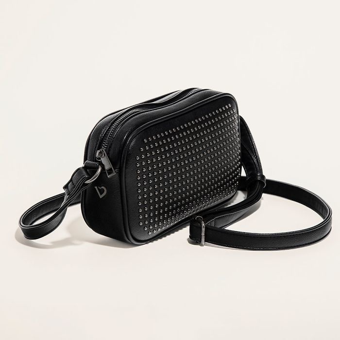 BO1001 Bolso Paris negro - Complementos y bisutería Vestopazzo en Temasarte.com 