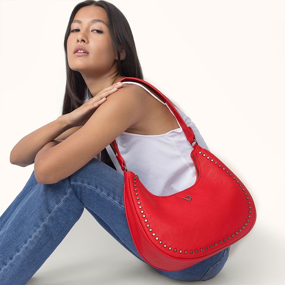 BO1012 Bolso Los Angeles rojo - Complementos y bisutería Vestopazzo en Temasarte.com 