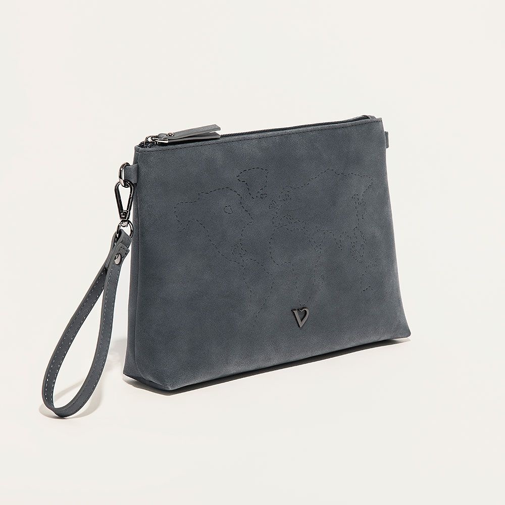 Waterfall grey pochette PO2003 - Vestopazzo accessories and jewellery at T-mas and Temasarte.com in Maspalomas. 