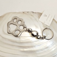 Footprint Keychain - Vestopazzo Aluminum Jewelry AL06052.