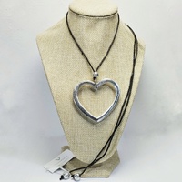 Heart Silhouette Necklace - Vestopazzo Aluminum Jewelry AL04201.